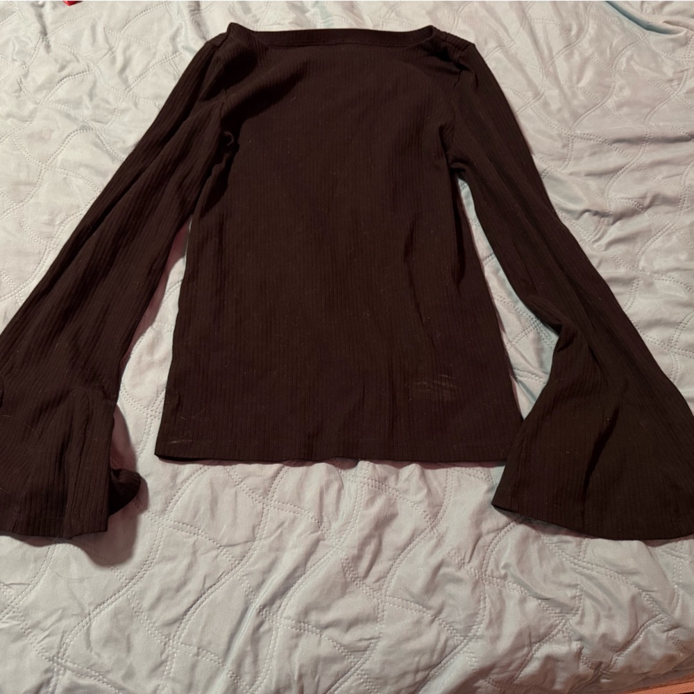 GAP navy Ribbed Knit Top